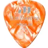 Image de Dunlop 483p08m - MÃ©diators Genuine Celluloid Classic, Pack De 12, Perloid Orange, Medium
