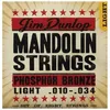 Image de Dunlop Dmp1034 - Jeu De Cordes Phosphor Bronze Mandoline - Light 10-34