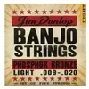 Image de Dunlop Djp0920 - Jeu De 5 Cordes Phosphor Bronze Banjo - Light 09-20