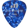 Image de Dunlop 483p10th - MÃ©diators Genuine Celluloid Classic, Pack De 12, Perloid Blue, Thin