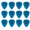 Image de 12 Mediators Dunlop Tortex Pitch Black 1.00 Mm - 488p100