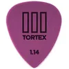 Image de 12 Mediators Dunlop Tortex Pitch Black 1.14 Mm - 488p114