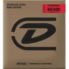 Image de Dunlop Dbfs45105m - Jeu De Cordes Basse - Filets Plats Medium Scale 45-105