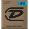 Image de Dunlop Dbfs45125m - Jeu De Cordes Basse 5 Cordes - Filets Plats Medium Scale 45-125