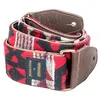 Image de Dunlop Pwm02 - Sangle Guitare Pendleton Wool - La Paz Scarlet