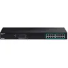 Image de TRENDnet TPE TG160G - Commutateur - 16 x 10/100/1000 (PoE+) - Montable sur rack - PoE+ (246 W) - ConformitÃ© TAA