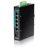 Image de TRENDnet TI-PG541I - Commutateur - GÃ©rÃ© - 4 x 10/100/1000 (PoE+) + 1 x 10/100/1000 + 1 x Gigabit SFP - Montage sur rail DIN - PoE+ (120 W) - ConformitÃ© TAA
