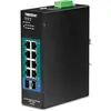 Image de trendnet 10-port industrial gigabit l2 mngd poe+din-rail switch 24-57v noirRouteur, Wifi, RÃ©seau 10-PORT INDUSTRIAL GIGABIT L2