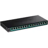 Image de Trendnet TPE-TG161H commutateur rÃ©seau Gigabit Ethernet (10/100/1000) Connexion Ethernet, supportant l'alimentation via ce port (PoE) Noir