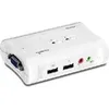 Image de TRENDnet TK 209K - Commutateur Ã©cran-clavier-souris/audio - 2 x KVM / audio - 1 utilisateur local - de bureau