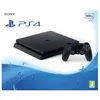 Image de PS4 SLIM 500Go NOIRE + MANETTE DUALSHOCK 4 NOIRE en occasion ou reconditionné