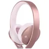 Image de Sony Gold - Rose Gold Edition - Ã©couteurs avec micro - circum-aural - sans fil - jack 3,5mm - rose gold - pour Sony PlayStation 4, Sony PlayStation 4 Pro, Sony PlayStation 4 Slim