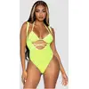 Image de Maillot de Bain 2 Pièces 89284 Body Jaune Fluo