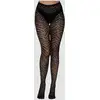 Image de Collant Résille 9722 Motif Zèbre Noir