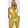 Image de Robe Longue 86963 Résille Jaune