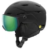 Image de Casque de ski visière Smith Survey J Mips (Matte Black Green Mirror) junior