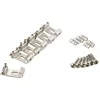 Image de Fender Lot De 6 Pontets Pour Chevalet Tremolo American Vintage, Couleur Nickel