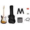 Image de Squier Sonic Stratocaster Pack Mn 2-Color Sunburst Pack DÃ©butant Guitare Ãlectrique