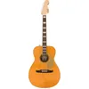 Image de Fender Malibu Vintage Aged Natural Ov Gold Pickguard Guitare Ãlectro-Acoustique Folk Avec Ãtui