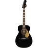 Image de Fender Malibu Vintage Black Ov Gold Pickguard Guitare Ãlectro-Acoustique Folk Avec Ãtui
