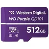 Image de WD Purple SC QD101 WDD512G1P0C - Carte mÃ©moire flash - 512 Go - UHS-I U1 / Class10 - microSDXC UHS-I - violet