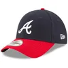Image de New Era - Casquette RÃ©glable Atlanta Braves The League 9forty Bleu - Bleu