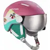 Image de Head - Casque de ski/snowboard - Maja Visor Paw - Taille Enfant 52-56 cm - Rose