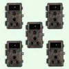 Image de Pack x5 Caméras Piège Photo 64MP HD 1296P avec Son et Vision Nocturne,Détecteur de Mouvement No Glow 940nm Infrarouge IP66 Étanche|A323 Vert foncé