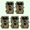 Image de Pack x5 Caméras de Chasse Nocturne Vision 64MP HD 1296P,Détection de Mouvement PIR de 70° No Glow Invisible,Étanche IP66|A252 Vert
