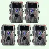 Image de Pack x5 Caméras Animaux Nocturne Vision 64MP HD1296P,Détection de Mouvement PIR de 70° Étanche IP66 et Fonction Time Lapse et |A252 Camouflage Sombre
