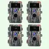 Image de Pack x4 Caméras Animaux Nocturne Vision 64MP HD1296P,Détection de Mouvement PIR de 70° Étanche IP66 et Fonction Time Lapse |A252 Camouflage Sombre