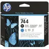 Image de HP F9J86A (744) - Noir + cyan - Tête d'impression