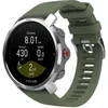 Image de Polar Grit X - Argent - montre de sport avec bracelet - vert - taille du bracelet : M/L - affichage 1.2" - Bluetooth - 64 g
