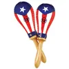 Image de Maracas Salsa Puerto Rican Heritage Peau Animale