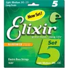 Image de Elixir Nanoweb 14207 - Jeu De Cordes Guitare Basse 5 Cordes - 45-135