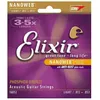 Image de Elixir 16052 Nanoweb Jeu De Cordes Pour Guitare Folk Light