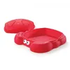 Image de Step2 Bac Ã Sable Crabbie  Bac Ã Sable Enfant / Pour Enfants En Plastique Avec Couvercle & Banc  Sous La Forme D'un Crabe