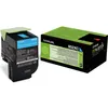 Image de Lexmark 80C2XC0 (802XC) - Cyan - Toner - Très grande capacité