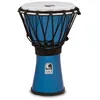 Image de Toca Tfcdj-7mb Freestyle Colorsound DjembÃ© 7'' Bleu MÃ©tallisÃ©