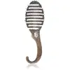 Image de Brosse à cheveux de douche noire pailletée (démêlante de douche)