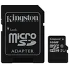 Image de Kingston - Carte mÃ©moire flash (adaptateur microSDHC - SD inclus(e)) - 16 Go - UHS Class 1 / Class10 - microSDHC UHS-I