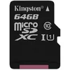 Image de Kingston Canvas Select - Carte mÃ©moire flash (adaptateur microSDXC vers SD inclus(e)) - 64 Go - UHS-I U1 / Class10 - microSDXC UHS-I