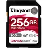 Image de Kingston Canvas React Plus - Carte mÃ©moire flash - 256 Go - Video Class V90 / UHS-II U3 / Class10 - SDXC UHS-II