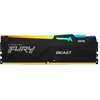 Image de Kingston FURY Beast RGB - DDR5 - kit - 16 Go: 2 x 8 Go - DIMM 288 broches - 5600 MT/s / PC5-44800 - CL40 - 1.25 V - mÃ©moire sans tampon - on-die ECC