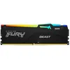 Image de Kingston FURY Beast RGB - DDR5 - module - 16 Go - DIMM 288 broches - 5200 MT/s / PC5-41600 - CL40 - 1.25 V - mÃ©moire sans tampon - on-die ECC