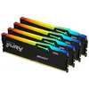 Image de Kingston FURY Beast - DDR5 - kit - 128 Go: 4 x 32 Go - DIMM 288 broches - 5200 MT/s / PC5-41600 - CL40 - 1.25 V - on-die ECC