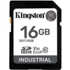Image de Kingston Industrial - Carte mÃ©moire flash - 16 Go - A1 / Video Class V30 / UHS-I U3 / Class10 - microSDHC UHS-I
