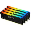 Image de Kingston FURY Beast RGB - DDR4 - kit - 128 Go: 4 x 32 Go - DIMM 288 broches - 3600 MT/s / PC4-28800 - CL18 - 1.35 V - mÃ©moire sans tampon - non ECC - noir