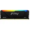 Image de Kingston FURY Beast RGB - DDR4 - module - 8 Go - DIMM 288 broches - 3200 MT/s / PC4-25600 - CL16 - 1.35 V - mÃ©moire sans tampon - non ECC - noir