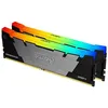 Image de Kingston FURY Renegade RGB - DDR4 - kit - 16 Go: 2 x 8 Go - DIMM 288 broches - 4000 MT/s / PC4-32000 - CL19 - 1.2 V - mÃ©moire sans tampon - non ECC - noir